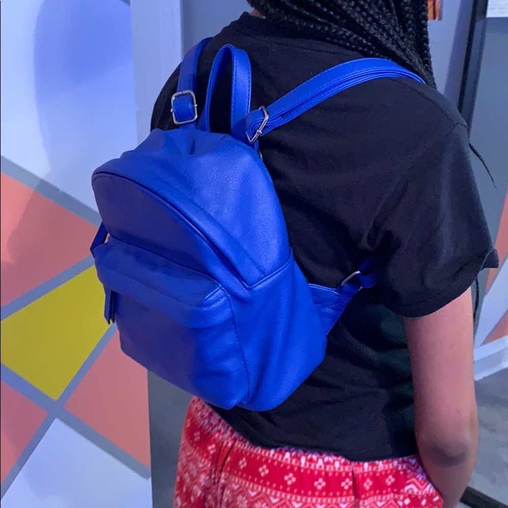 Blue book bag